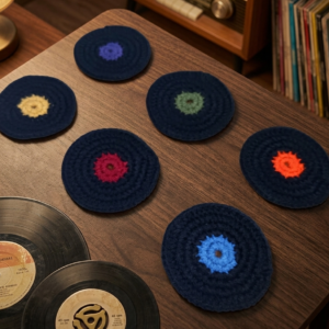 Vintage Vinyl Coaster